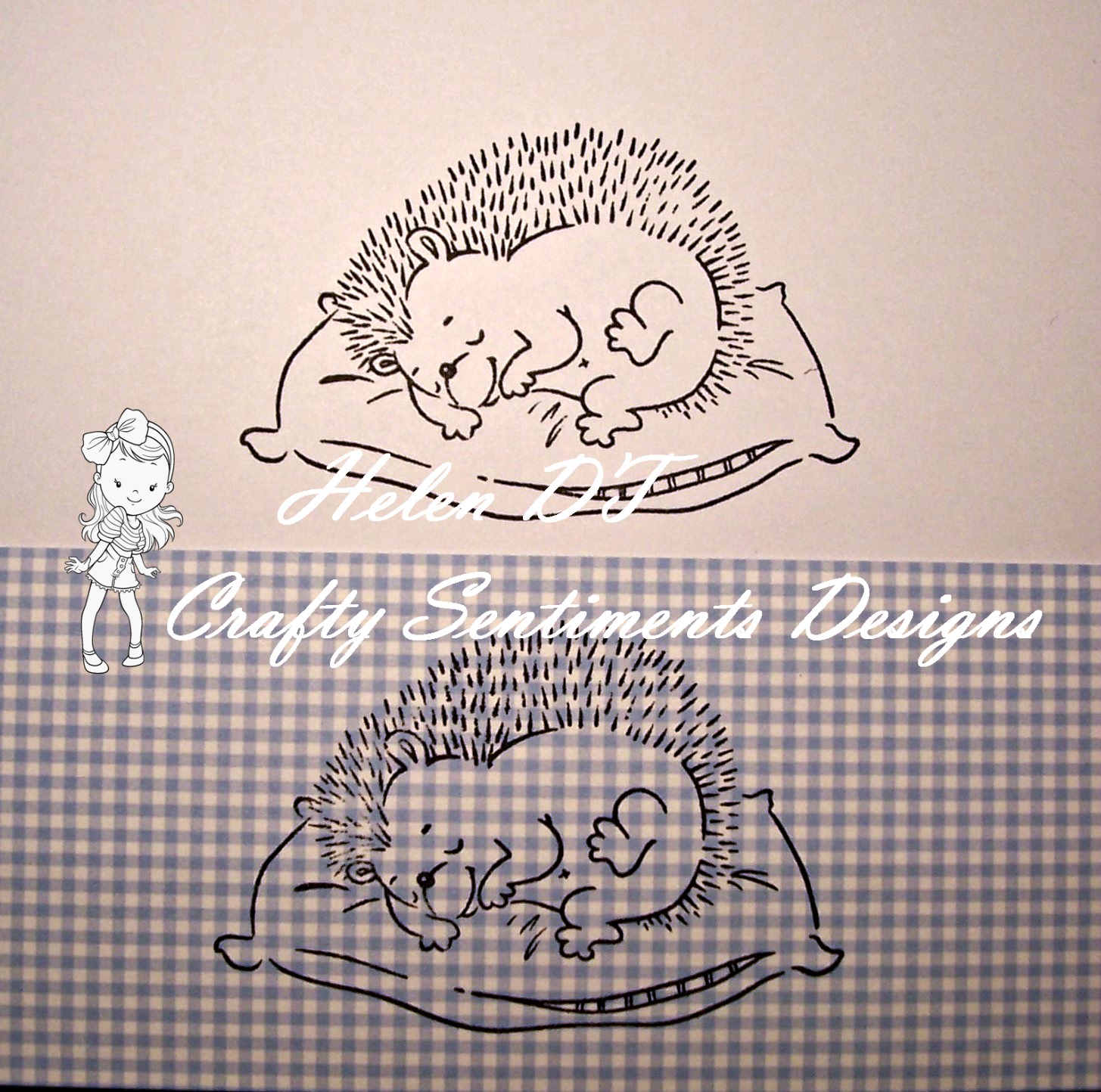 Crafty Sentiments Designs 'Crafty Inspirations': Sleeping Hedgehog