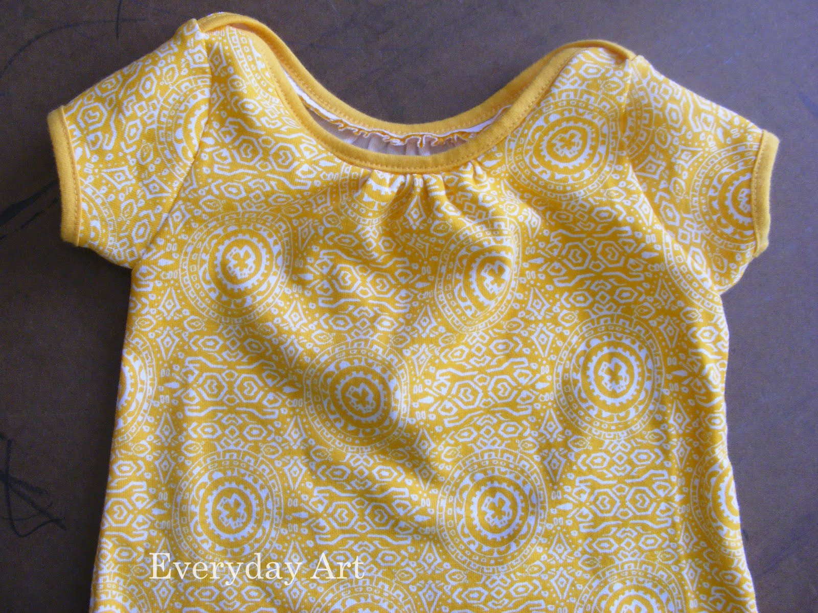 Everyday Art: Re-Purposed Yellow Dress