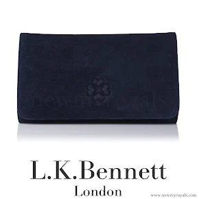 Kate Middleton style LK BENNETT Frome Clutch RUPERT SANDERSON Suede Pumps