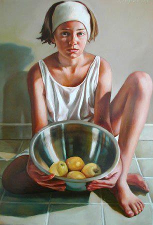 Solitude | Rachel Ferguson - American Figurative painter