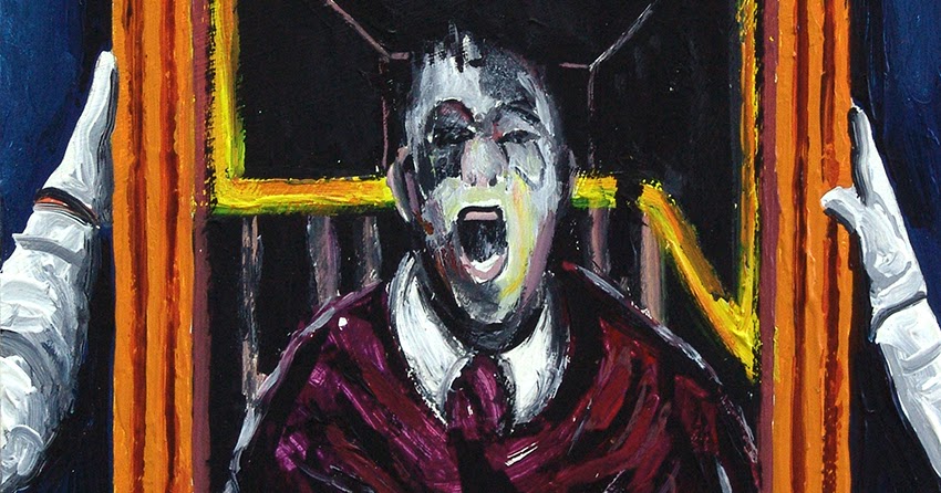 Daily realism paintings by Gerard Boersma Screaming Pope