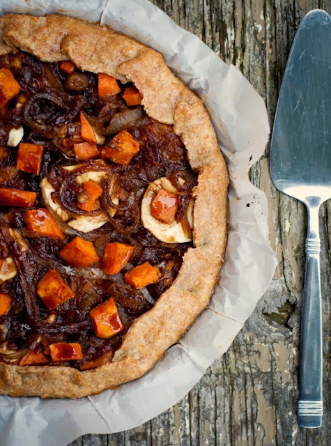 Photo of Sweet Potato, Onion and Cheese Galette.