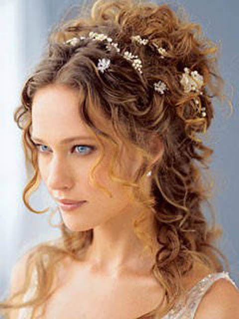 prom hairstyles for medium length curly hair