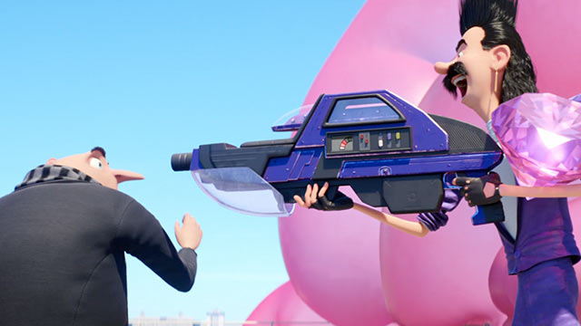 Gru Vs. Balthazar Bratt in Despicable Me 3 Gru Vs. Balthazar Bratt in Despicable Me 3