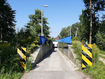Przepust pod LK nr 2 pomiędzy przystankami Barcząca i Mińsk Mazowiecki Anielina