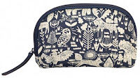 A blue and white cosmetic bag from Paperchase, now discontinued