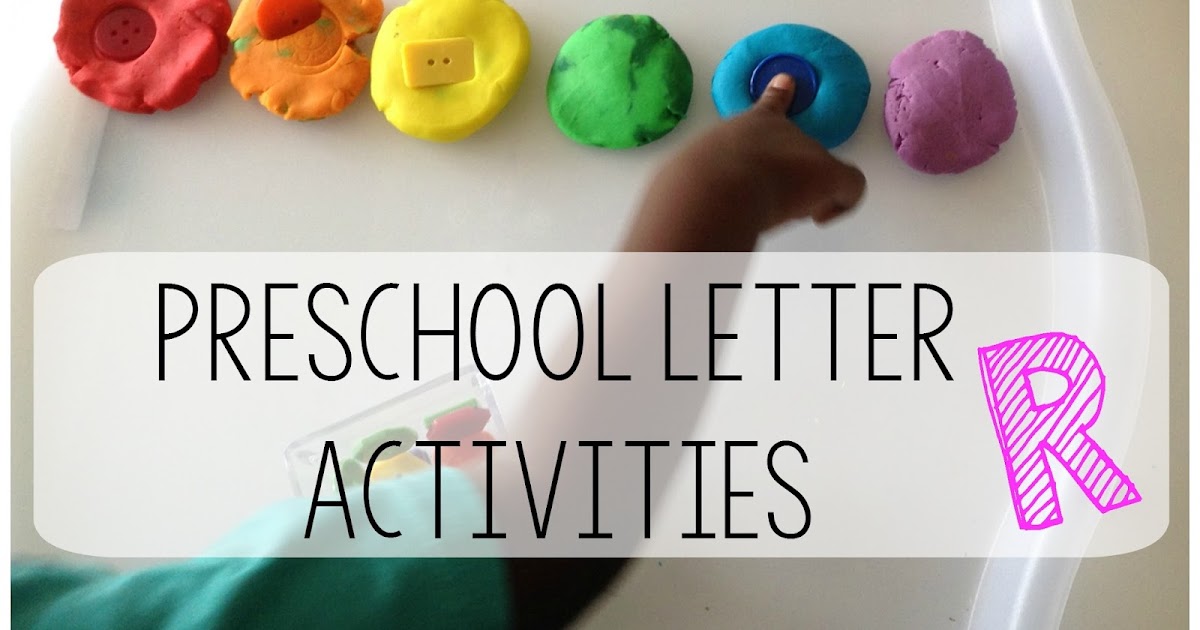 TeacherMomPlus3: Preschool Letter R Activities