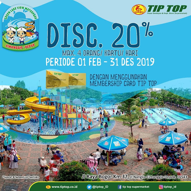 #TipTop - #Promo Tiket Hiburan & Wisata di Tempat Favorit Khusus Member Card (s.d 31 Des 2019)