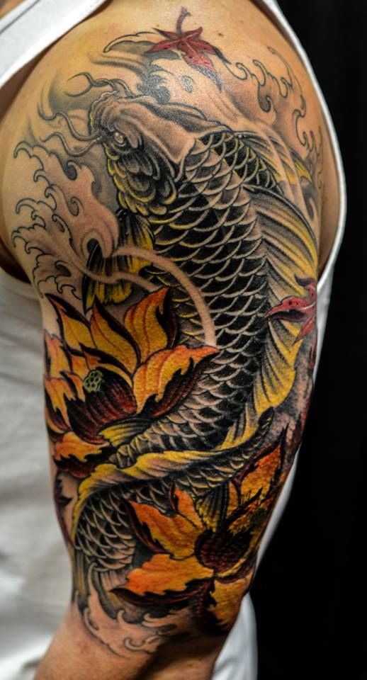 200+ Traditional Japanese Sleeve Tattoo Designs For Men (2019) Dragon