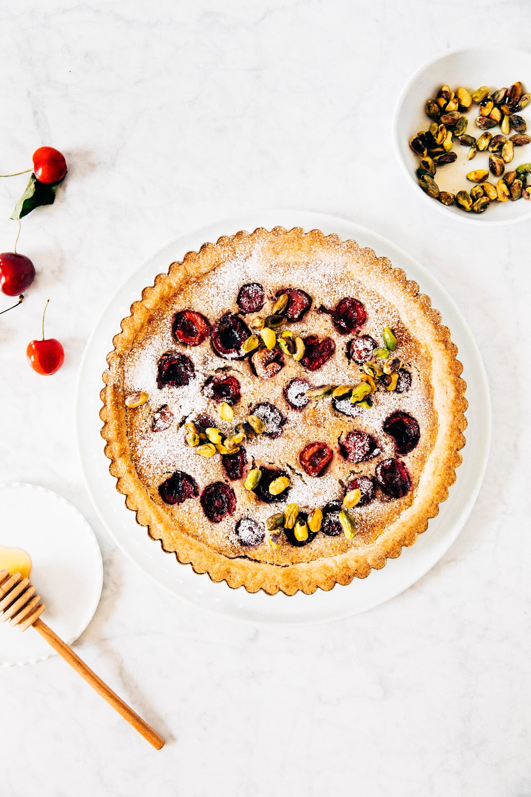 cherry frangipane tart hummingbird high a desserts and baking blog