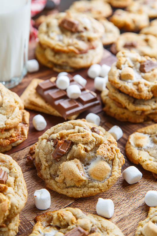 S'mores Chocolate Chip Cookies S'mores Chocolate Chip Cookies
