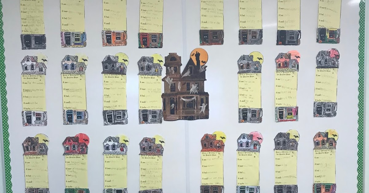 The haunted house story writing image