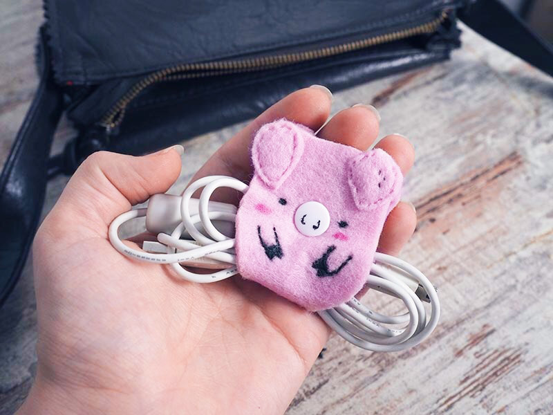 KuneCoco • DIY • Schweine-Kabelhalter KuneCoco • DIY • Schweine-Kabelhalter