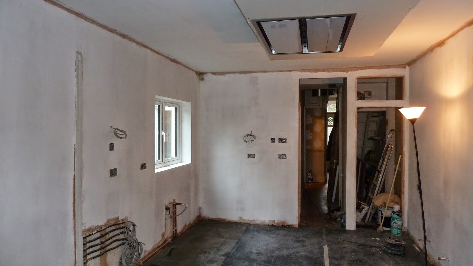 My Victorian Terrace Refurb Kitchen Progress Plasterboard