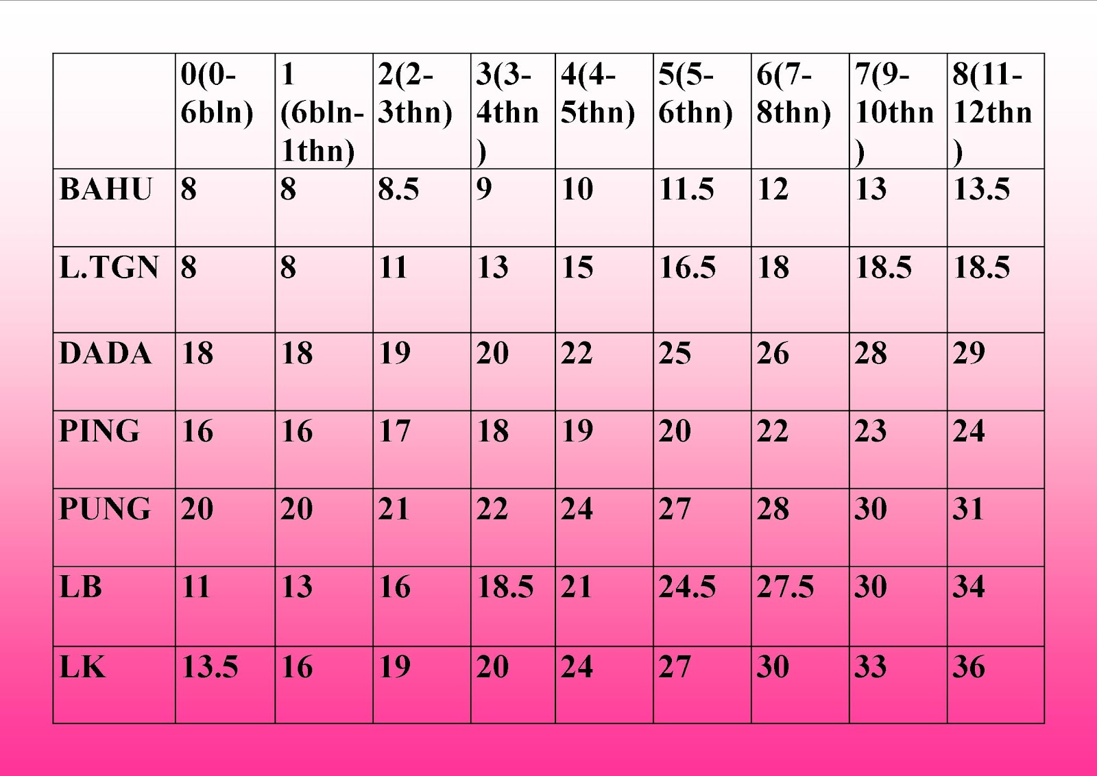 D'Shiela Collection: SAIZ BAJU BUDAK