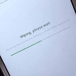 Cara Reset atau Factory Reset Oppo A37 menunggu wipe data dan cache oppo a37