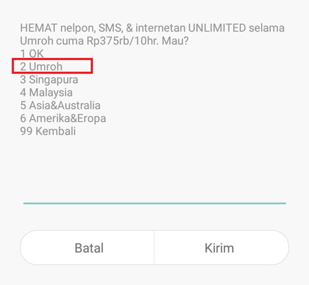 Paket Umroh Indosat Tarif Internet, Roaming & Cara Aktifasi