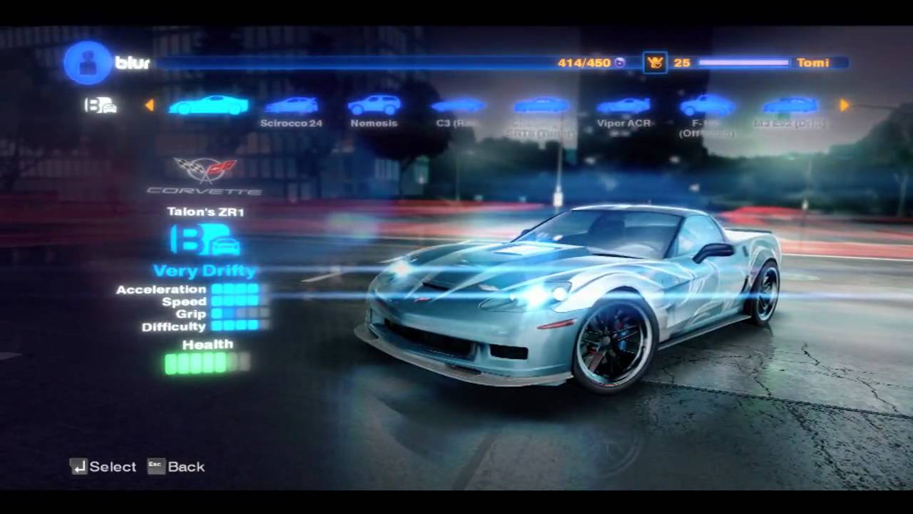 Blur car game Blur car game free download