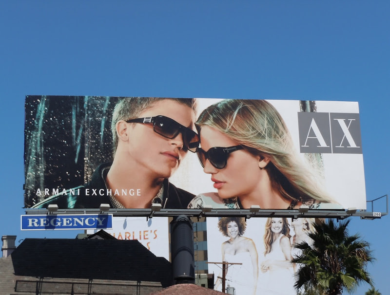 Road Billboard: Battle of the billboards: Calvin Klein vs Armani Exchange vs  Tiffany eyewear...