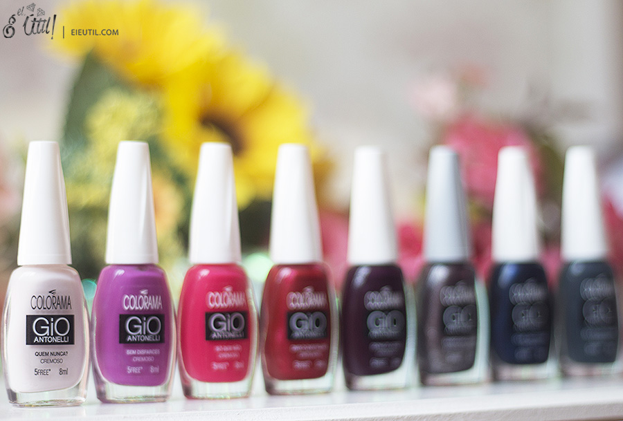 Swatches: Esmaltes Poder da Cor Gio Antonelli - Colorama Swatches: Esmaltes Poder da Cor Gio Antonelli - Colorama