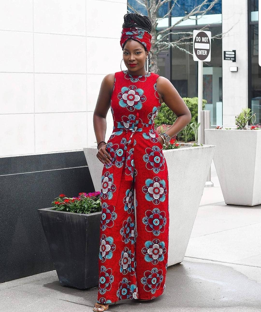 African Print Jumpsuit Styles 2018 You Need to Express Your Beauty