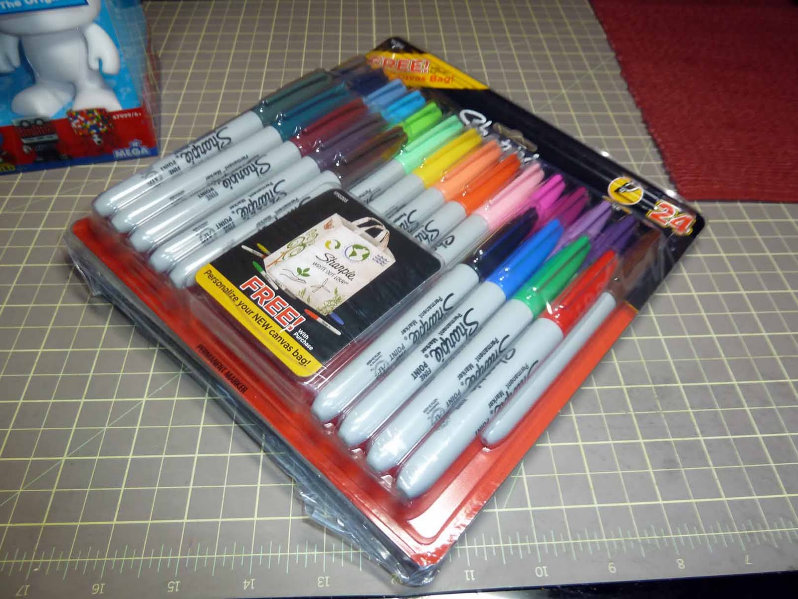 Kid Sketches RoseArt Color Blanks and Sharpie Permanent Markers Rainy