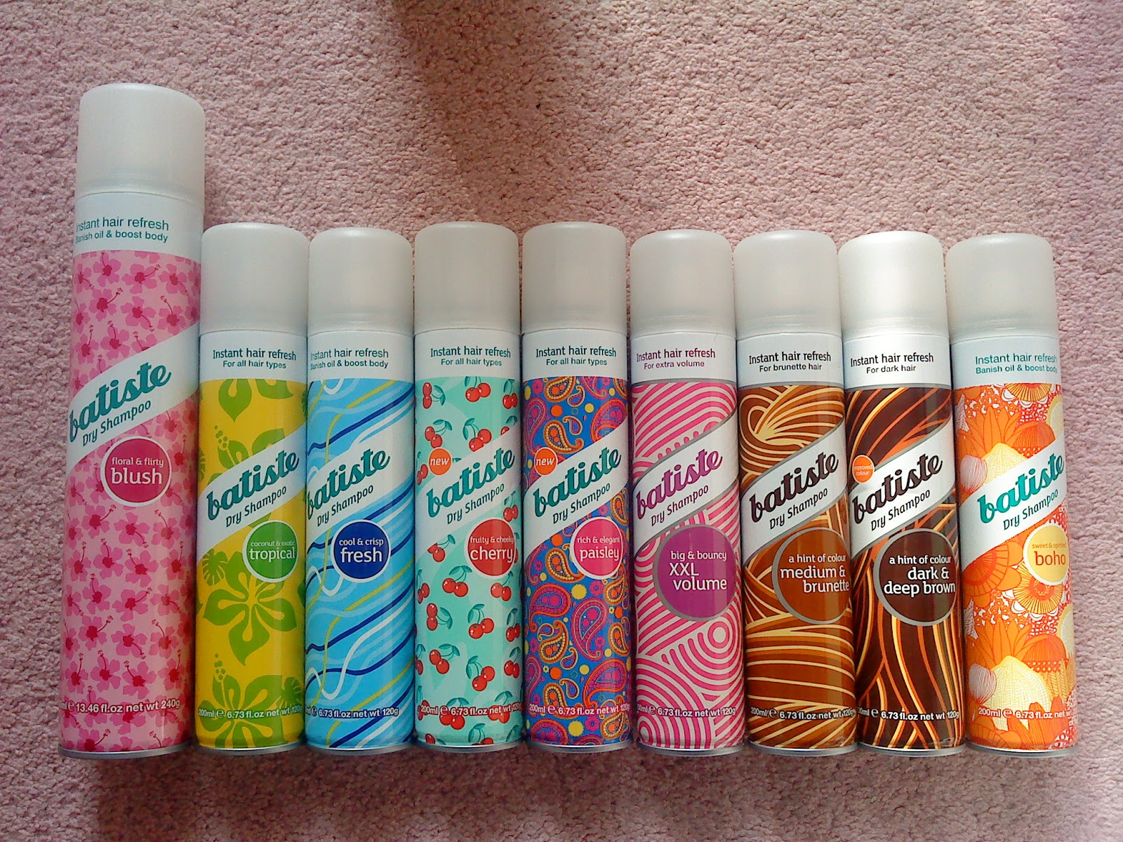 Jenny's Beauty product Reviews Batiste Dry Shampoo