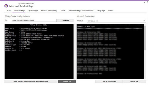find microsoft product keys