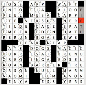 Rex Parker Does the NYT Crossword Puzzle: Fencing thrust / THU 1-22-15