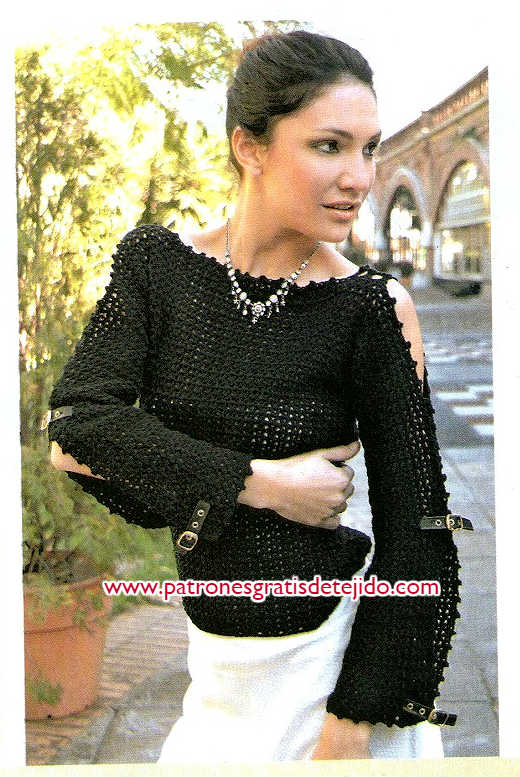 Como Tejer Sueteres Para Dama Modernos Sueter A Crochet Para Mujer