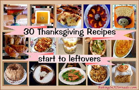 30 Thanksgiving Recipes, a roundup to help you plan your day from starters through leftovers | Recipes developed by www.BakingInATornado.com | #recipe #Thanksgiving