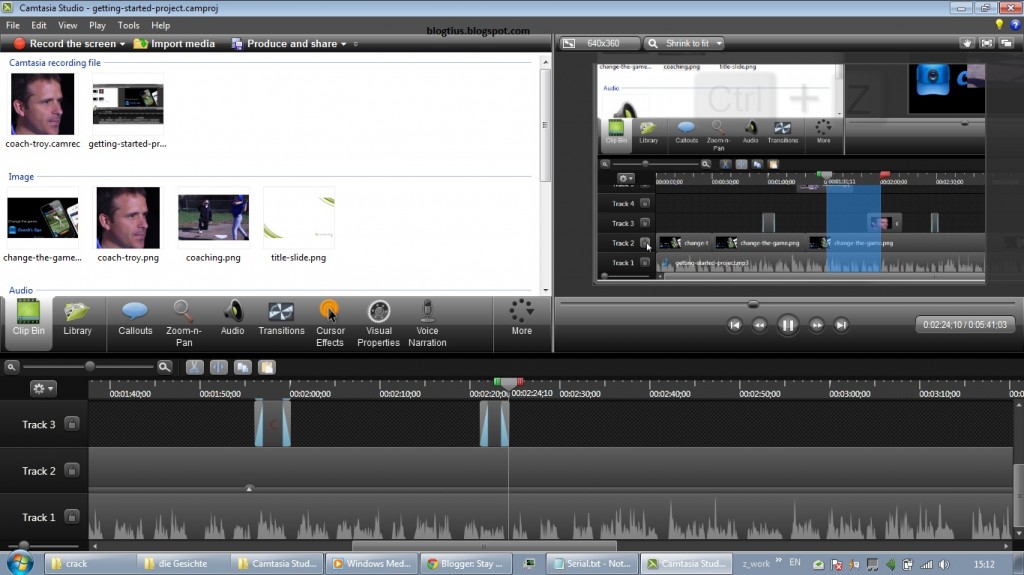capturing screen video usign camtasia for mac