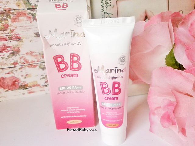 Potted Pinkyrose Marina Smooth Glow Uv Bb Cream Dan Two Way Cake Review
