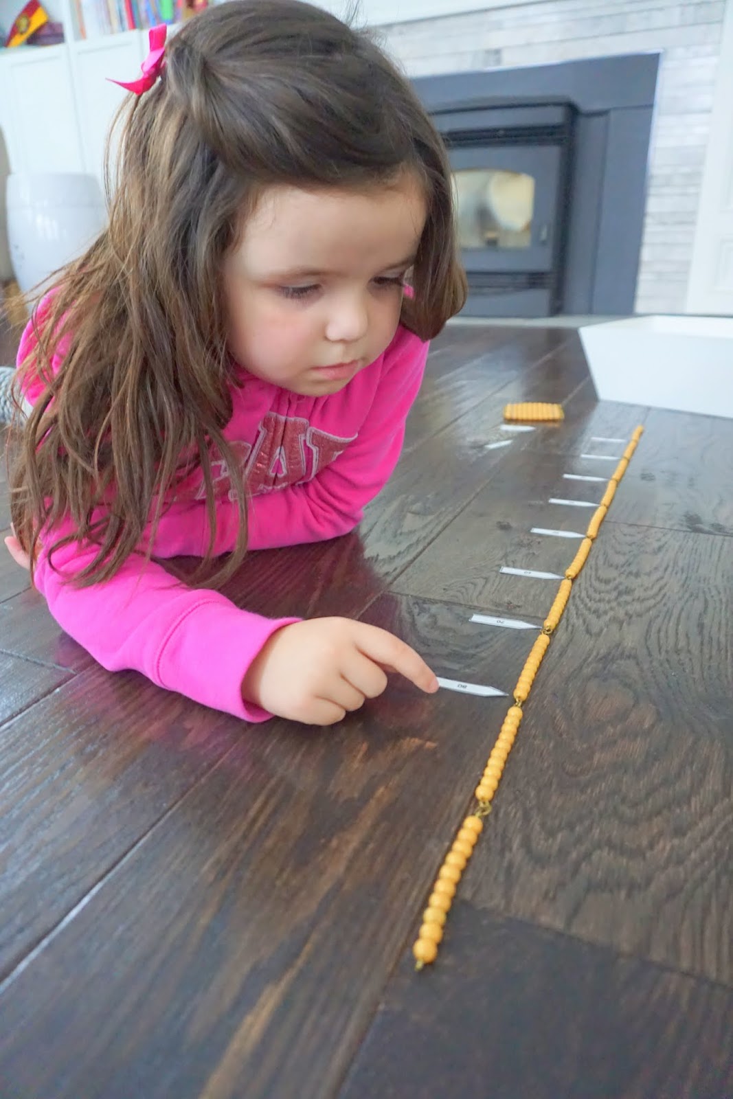 Montessori Bead Chains DIY Printable Beads, Use and Storage Ideas