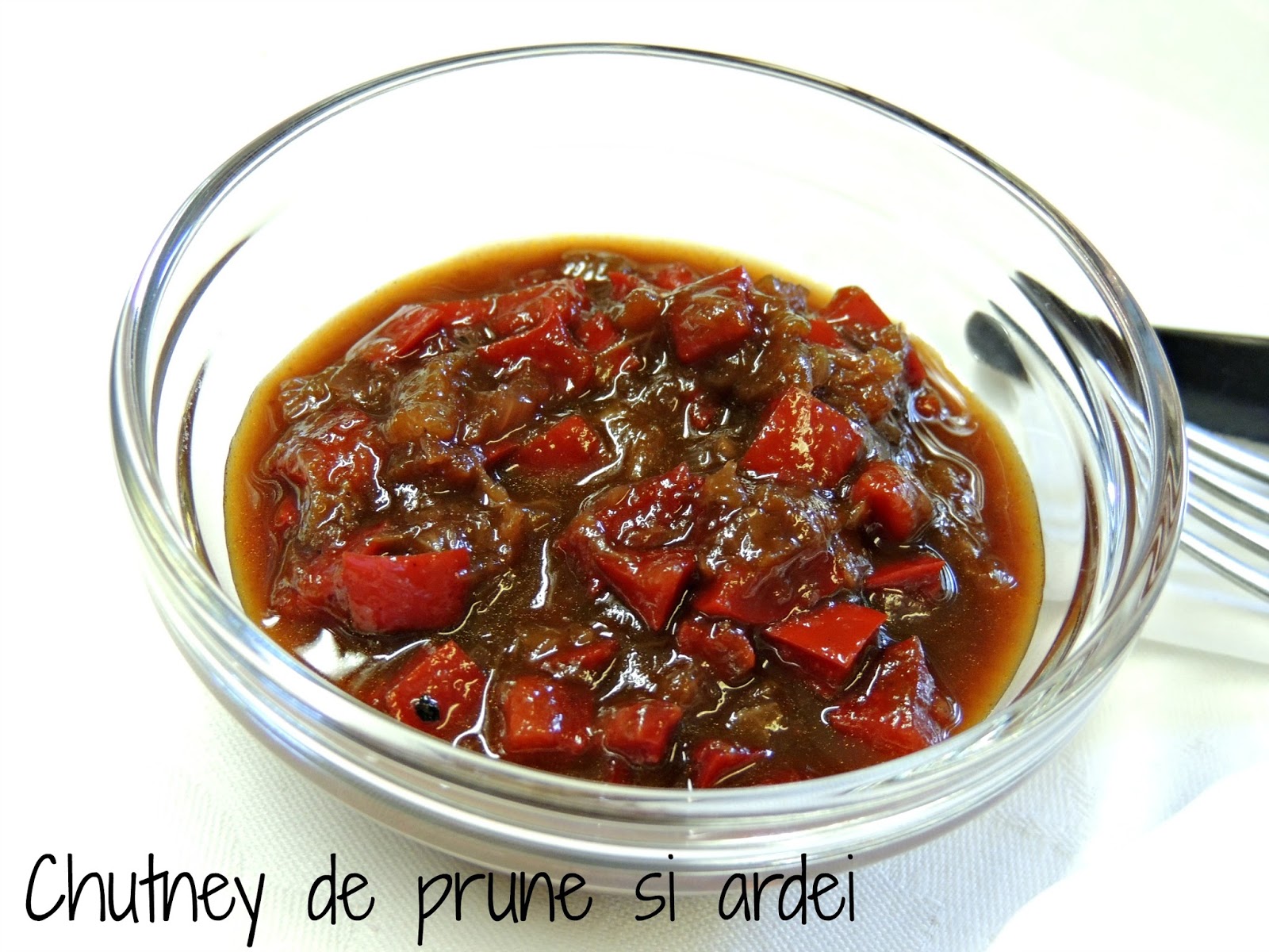 CHUTNEY DE PRUNE SI ARDEI