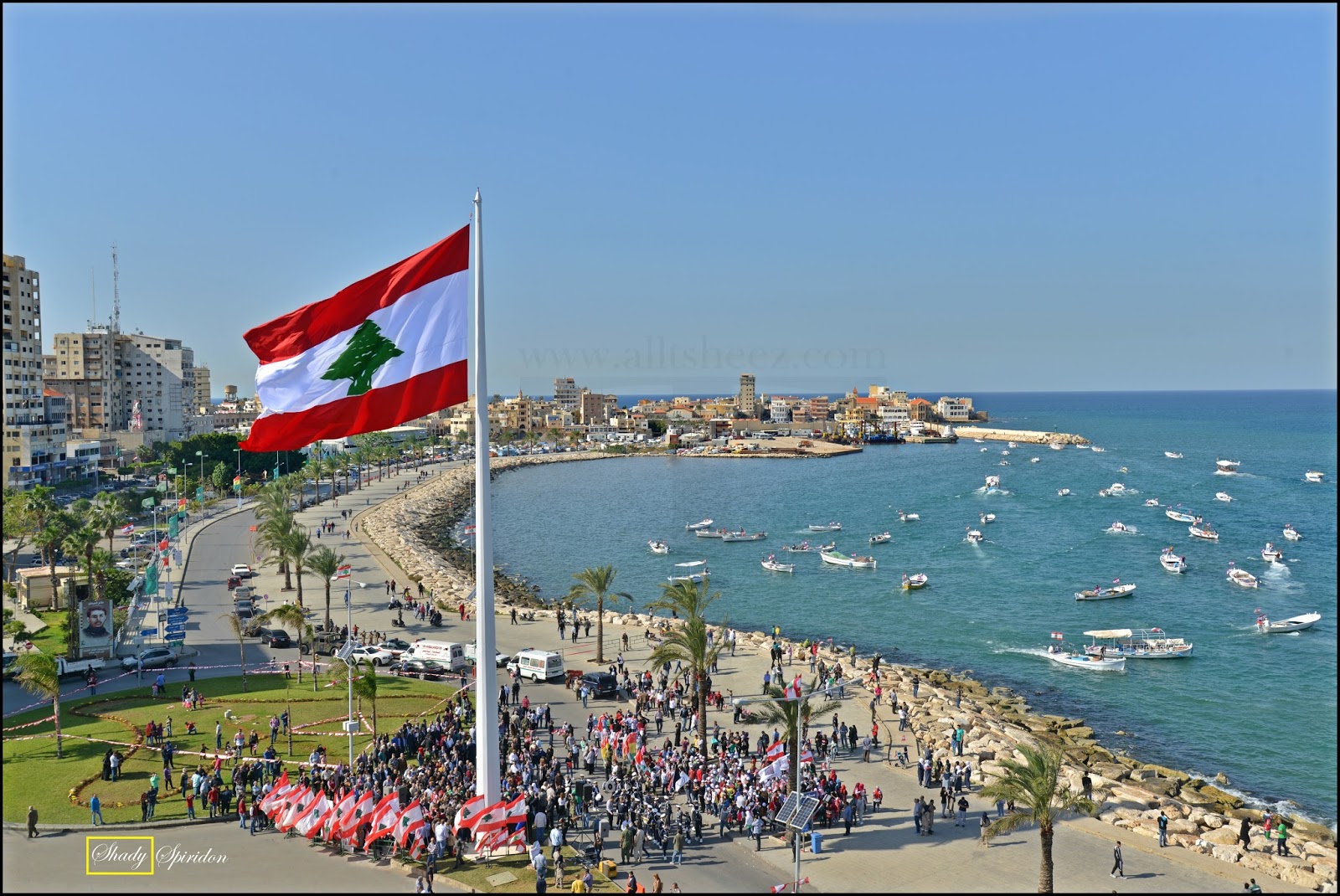 Alltsheez ارزك عالي يا لبنان اطول علم من مدينة صور جنوب لبنان