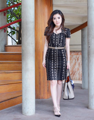 Gambar baju batik dress untuk kondangan Gambar baju batik dress untuk kondangan