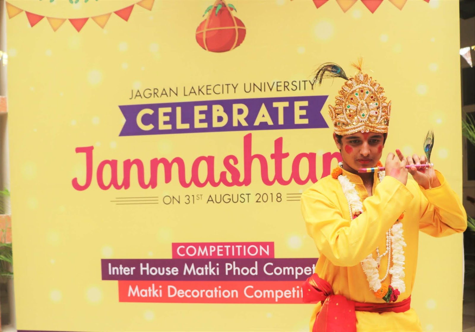 Krishna Janmashtami Celebration At Jagran Lakecity University