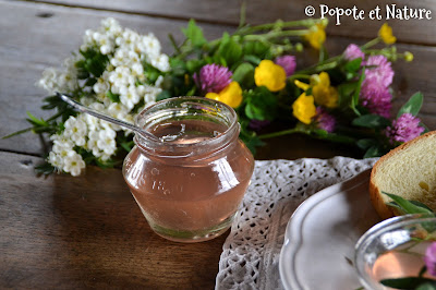 Confit de fleurs de trèfles © Popote et Nature Confit de fleurs de trèfles © Popote et Nature