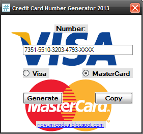 Mastercard Nummer Generator