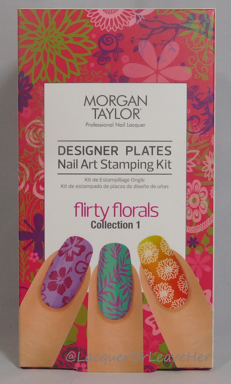 Lacquer or Leave Her! Taylor Flirty Florals stamping kit