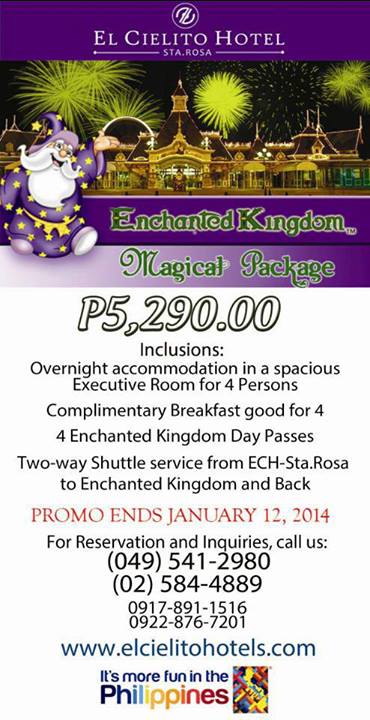 DISCOUNT: Enchanted Kingdom Magical Package Until January ...