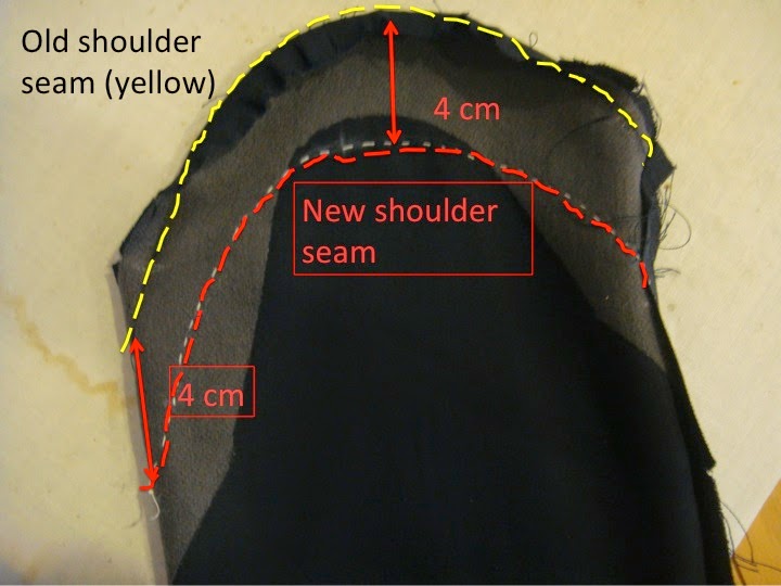 The Japanese Phrase of the Day shortening sleeve length and taking in shoulder