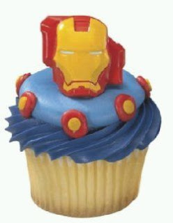 Cupcakes Iron Man, parte 1