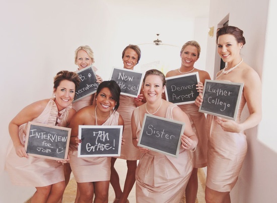wedding talk cute bridesmaid photo