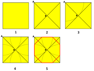 Cara membuat gambar segi delapan