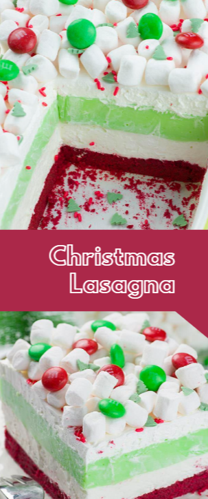 Christmas Lasagna #christmas #cake - THE BEST FOOD RECIPE
