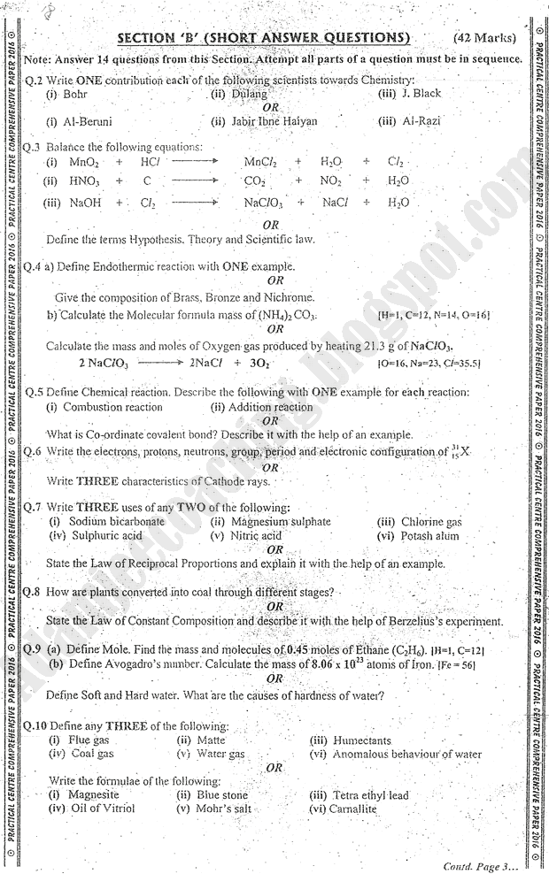 practical-centre-guess-papers-2016-class-9th-science-group