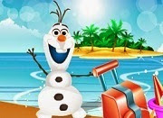 Olaf Vacaciones de verano en la playa