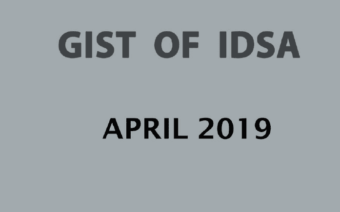 GIST of IDSA April 2019